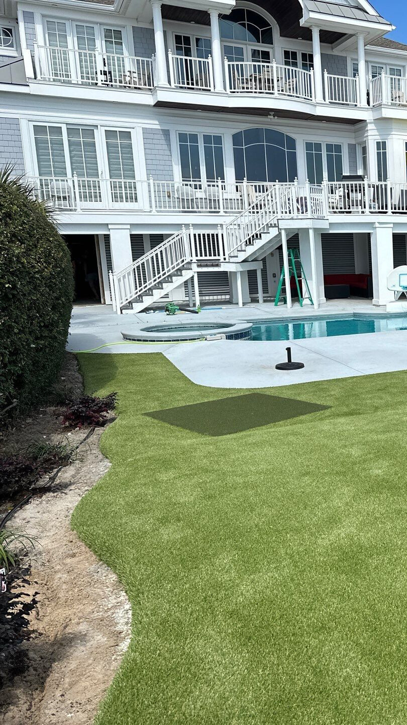 edging options for artificial grass