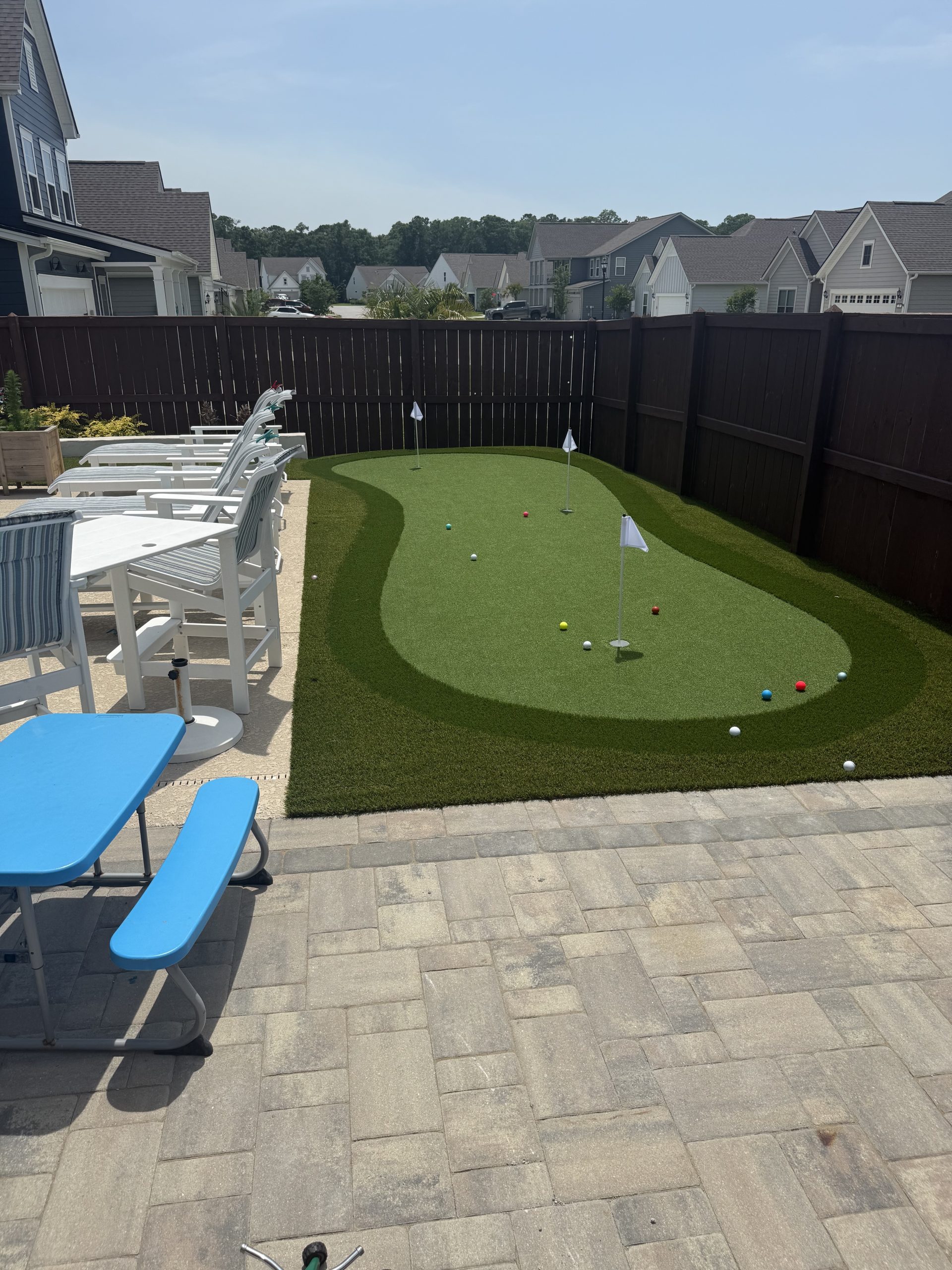 Bluffton Artificial Turf and Putting Green 6